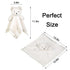 16 Inch Bear Security Blanket Soft Baby Lovey Fluffy Blanket Unisex Lovie Snuggle Toy Baby Bear Stuffed Gift