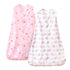 PHF 100% Cotton Baby Sleep Sack, 0-6 Months, 2-Way Zipper Infant Sleeping Sack for Boys & Girls, 2 Pack