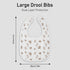 10 Pack (10, Muslin Baby Drool Bibs for Unisex Boys Girls, Soft Cotton Baby Bib for Teething Drooling, Essentials