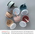 Baby Bowl and Spoon Set with Suction and Lid, Silicone Baby Food Bowl, First Stage Feeding Set for 6+ Months