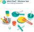 B. toys – Play Kitchen Accessories, 33-Piece Cookware, Dishes, Utensils Set for Kids, Pretend Play Toys