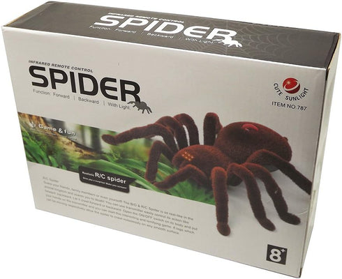 Remote Control Realistic RC Spider Toy for Kids - Scary Prank Vehicle