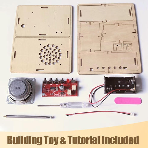 STEM Science Kits for Kids Age 6-18, Build Your FM Radio Kit, DIY Electronic Circuits Projects for Boys and Girls