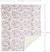 30x40 Inches CREVENT Baby Girls Blanket for Crib Stroller Cot Cradle Car, Supper Soft and Pretty - Lavender Grapes