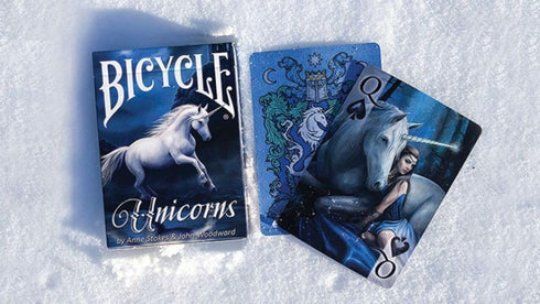 Anne Stokes Bicycle Playing Cards - Unicorns