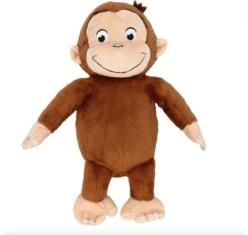 KIDS PREFERRED Curious George Monkey Plush Toys, 12 Inches, Soft Cuddle Gifts for Baby and Toddler Boys and Girls
