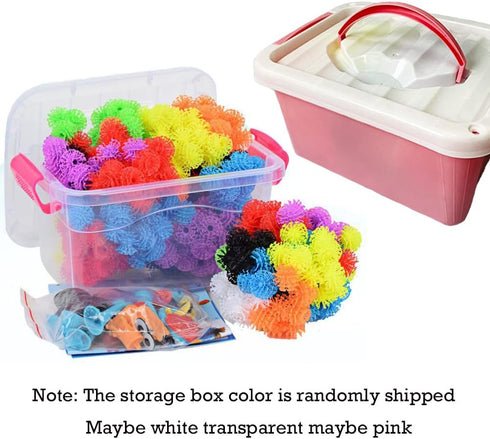 640pcs Building Blocks Connect Toys, Basic Mix Construction STEM Assembling Educational Interlocking Toys for Boys Age