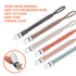 NacyLocalsugee Set 6 Pack Pacifier Clip for Boys and Girls, Handmade Braided Cotton Baby Pacifier Holder Leash Smoother