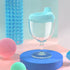 Wine Sippy Cup, Plastic Baby Goblet with Lid for Kids Birthday Party or Celebration (over 8 months)
