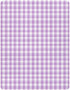 Vdsrup 52 28 9In Crib Sheets for Boys Girl Cute Light Purple Gingham Breathable Mini Crib Mattress Sheets Fitted