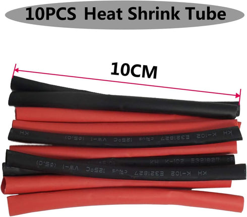 XT60/XT90/EC3/EC5/T Plugs/3.5mm Banana Plug Male Female Adapter Connectors with Heat Shrink Tubing (102PCS)