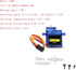 2 Pack SG90 SG90 9g Micro Servo Motor Mini Servo Servo Kit for RC Helicopter Airplane Car Boat Robot