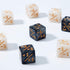 Sumind 24 Pieces MTG Dice Counters Token Dice, Glitter D6 Dice Cube Loyalty Counter Dice for Card Gaming