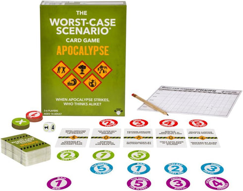 MOOSE GAMES The Worst-Case Scenario Card Game - Apocalypse Match Game for Ages 14 and Up