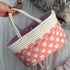 Pink Diaper Caddy Organizer for Baby Girl-Large Portable Diaper Caddy Basket for Changing Table-Diaper Organizer