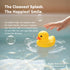3.4 Inch 2 Swimming Pcs Kalafona Rubber Bathtub Duck/Duckie Waterproof No 'Bebe' No Hole Funny Bath Pool Toy Without