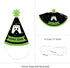Big Dot of Happiness Mini Cone Pixel Video Game Party Hats - Set of 8 Small Birthday Hats