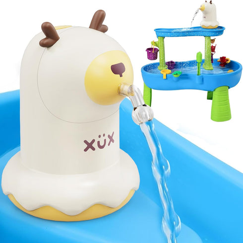 Yerloa Kids Water Table Pump for Toddlers, Portable Small Water Pump for Outdoor Summer Water Play Toys Accessories