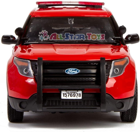 Motormax 1/24 2015 76978 All Star Toys Fire Department Diecast Model Ford Police Interceptor Utility Fire Marshal, Fire