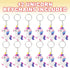 ArtCreativity Unicorn Rubber Keychains, Set of 12, Fun Key Chains for Backpack, Purse, Luggage, Unicorn Birthday Party Favors for Kids, Goodie Bag Fillers, Small Prizes for Boys and Girls