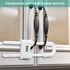 HonesaLoc 4 Packs U-Shaped Sliding Cabinet Locks, Adjustable Child Safety Lock for Kitchen Doors and Home Drawers,