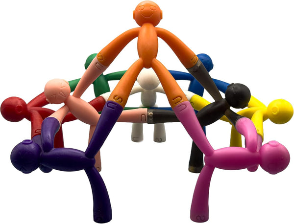 MAGMEN Magnetic Men Figures for Kids 10-Pack | Magnetic People Magnet Men
