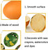 6Pcs YunKo Wooden Fake Eggs Brown Wood Nest Easter Eggs for Craft Decorate Get hens to Lay Egg Chicken Coop Accessories