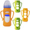 Mamigeor Anti-Slip Silicone Handle Cover for Anti-Colic Glass Baby Bottles 8oz, 4-Pack |