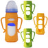 Mamigeor Anti-Slip Silicone Handle Cover for Anti-Colic Glass Baby Bottles 8oz, 4-Pack |
