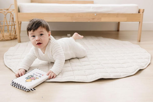 Baby's First Photo Album - My First Family Photo Album for Baby, Soft Fabric, Holds 17 Photos, Easy to Clean