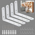 Anti Tip Furniture Anchors for Baby Pet Proofing, White Furniture Wall Anchor for Dresser Bookshelf Safety