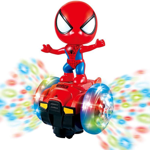 Dancing Spider Robot Toys, Spin Interactive Toy Car with Colorful Flashing Lights & Music