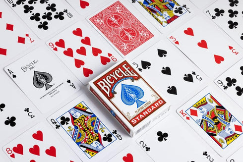 Bicycle Standard Index Playing Cards (Black/Red), Pack of 4