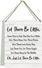 KongMoTree Let them be little, Nursery Quotes Wall Art, Nursery Quote Sign, Nursery