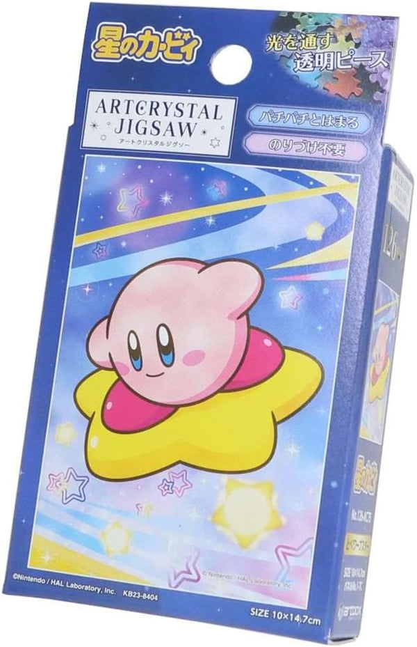 Ensky - Kirby - Fly Warp Star, 126 Piece Artcrystal Jigsaw Puzzle (126-AC75)