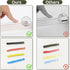 MLDWRONGYAOZ 4 12 Colors&12 Family Handprint Frame Kit for with Paint Pens,Fun DIY Craft Art Print Handprint Keepsake