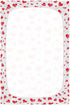 Sinestour Red Heart Love Baby Crib Sheet Soft and Breathable Crib Mattress Protector for Standard Crib Mattress Topper