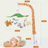 12 CLYMENE Safari Animals Baby Musical Crib Mobile - Jungle Animals Mobile for Crib with Lullabies for Baby Boys