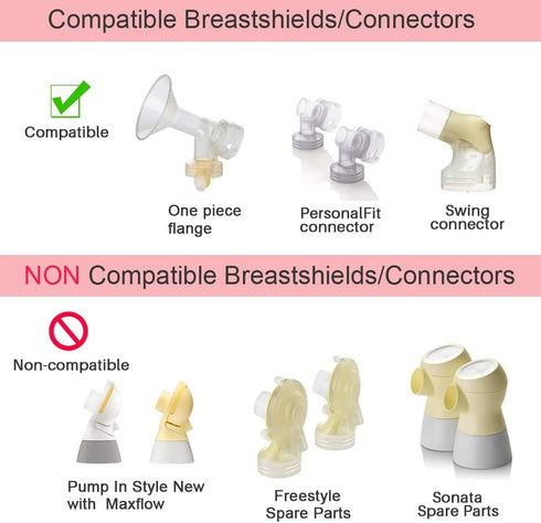 Medela Pump in Style Advanced Breast Pump Compatible Spare Tubing x4 - BPA Free Replacement (4 pc)