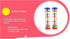 2PCS 8 Inch Rain Maker Stick Tube Shaker, Sensory Auditory Musical Instrument for Kids and Baby