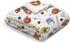 Baby Sports Blankets for Boys, Soft Flannel American Football Baseball Basketball, 30x40, Nursery Crib Bedding