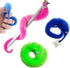 240 (12 SHENGSEN Pieces Fuzzy Worm Toys with Big and Small Sizes Mixed Fuzzy Worms on Strings Trick Toys Carnival Party