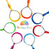 7-Pack Rainbow Craft Colorful Ninja Rings - Gymnastic Ring, Swing Bar Ring, Monkey Rings for Backyard Ninja Warrior