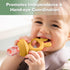 Haakaa Baby Fruit Food Feeder & Silicone Nibble Tray Combo - Breastmilk Popsicle Mold for Baby Cooling Relief, BPA Free