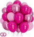 100Pcs Pink Balloons 12Inch Hot Pink Metallic Pink Balloon Light Pink Balloon