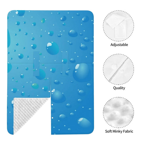 Hcpwzrf Very Cool Water Droplets Baby Car Seat Cover & Nursing Cover - Breathable Stretch Multi-Use Cover