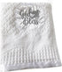 Runeaoys Baptism Blanket Easter Baby Shower Christening Gifts for Boys Girls White Knit
