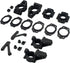 Nylon Front and Rear Hub Carrier Kit for 1/5 HPI ROVAN Baja KM 5T 5B 5SC ROFUN RC Car Parts