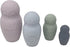 Puffy Penguins Toddler (1+) Silicone Stacking Nesting Dolls Toy - No Small Parts for Baby