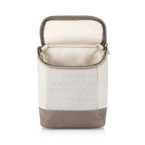 Itzy Ritzy Insulated Bottle Carrier & Pacifier Case with Clip Charm